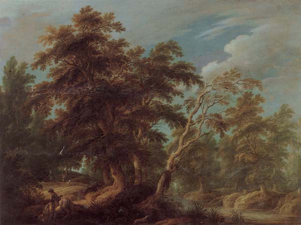 Hunters in a Forest